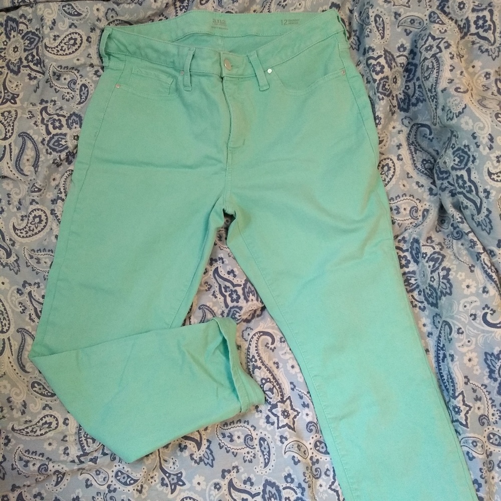 a.n.a denim skinny ankle jeans / capris